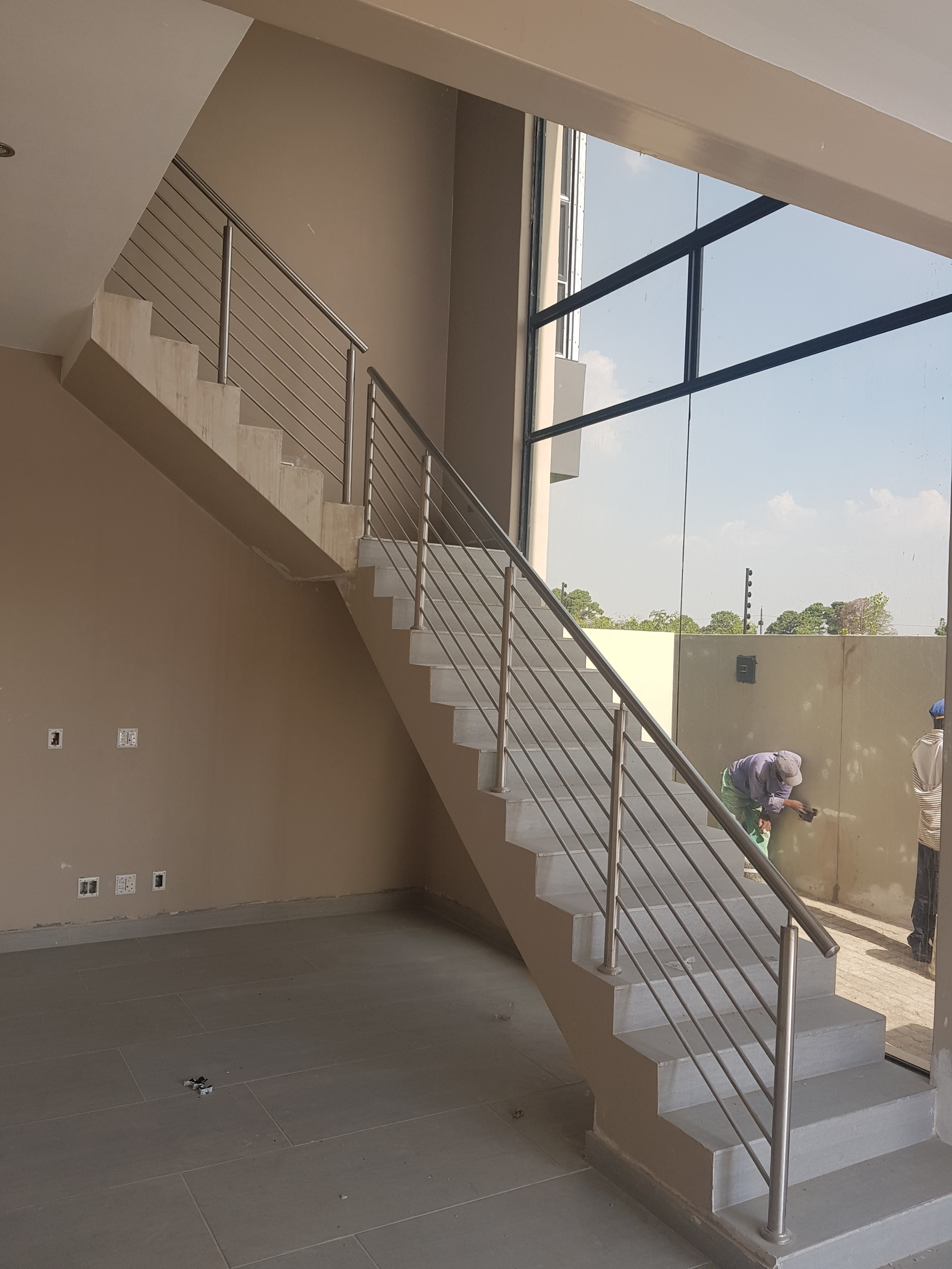 Commercial site staircase
